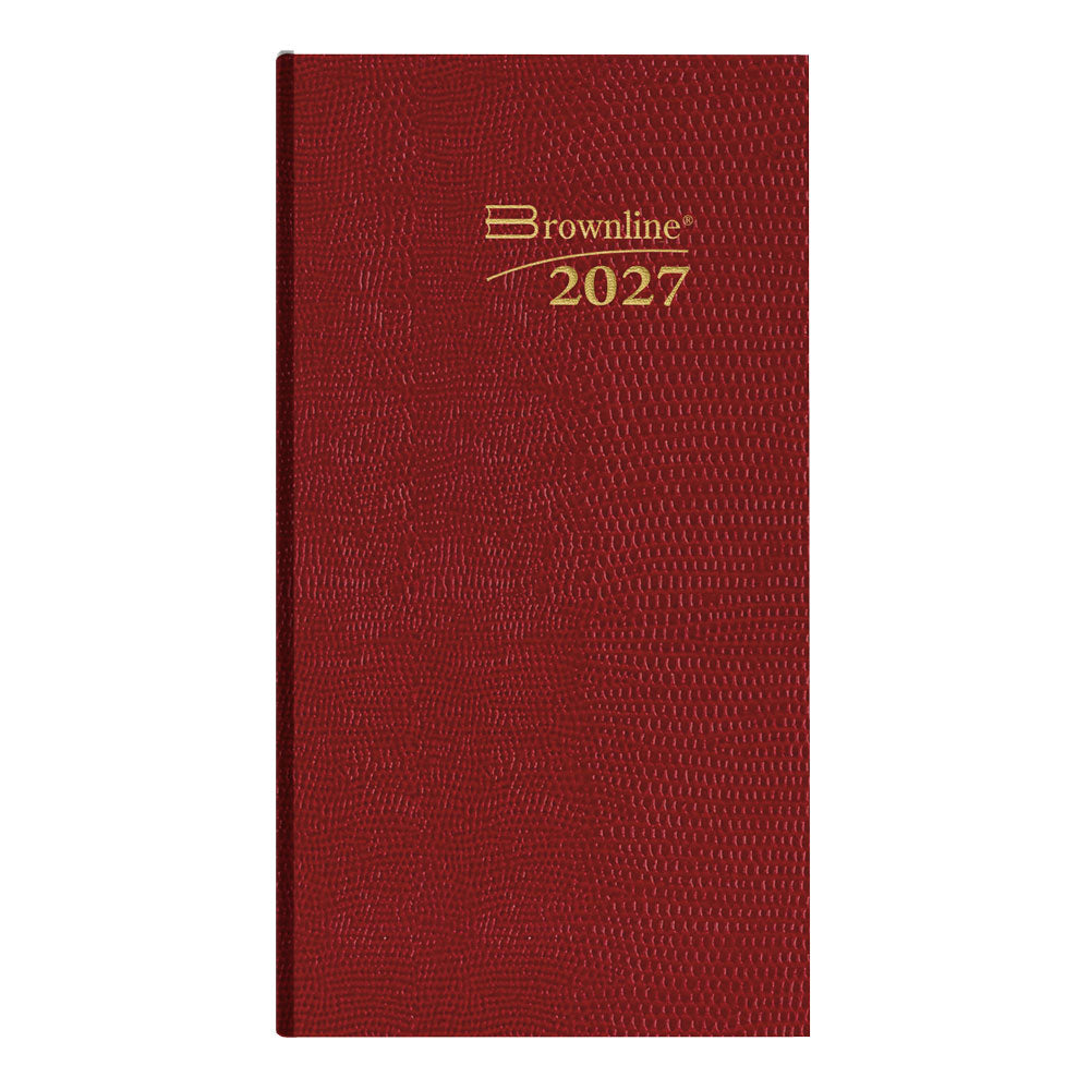 Traditional Daily Appointment Book, 2027, Assorted CB401.ASX-27 Brownline