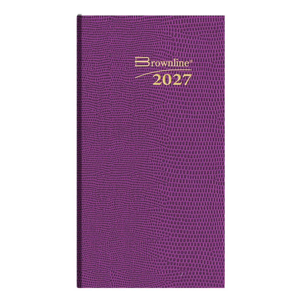Traditional Weekly Appointment Book, 2027 , Assorted CB403.ASX-27 Brownline