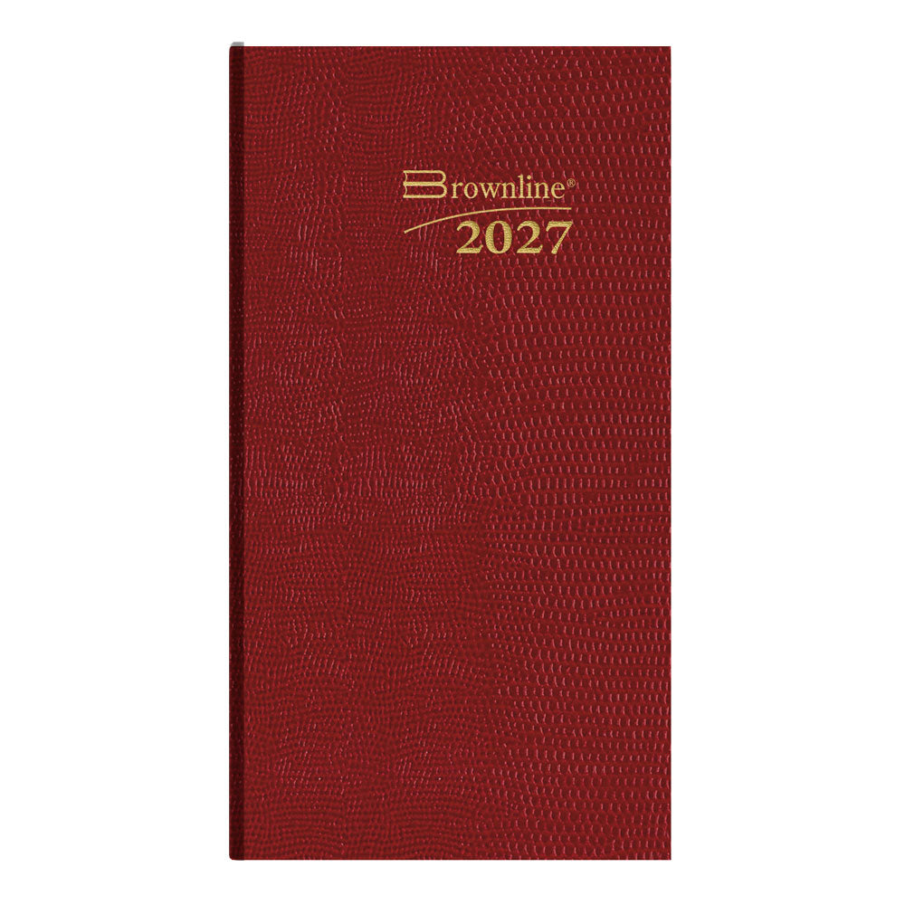Traditional Weekly Appointment Book, 2027 , Assorted CB403.ASX-27 Brownline