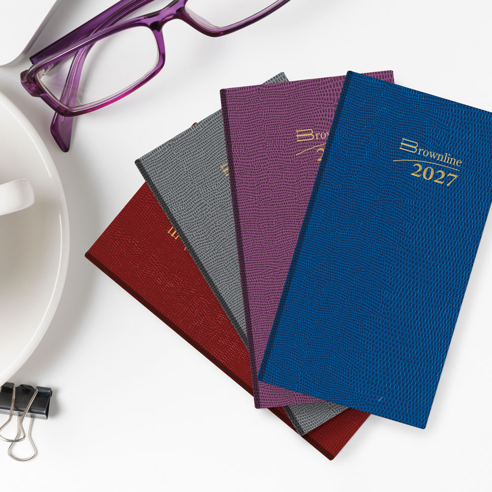 Traditional Weekly Appointment Book, 2027 , Assorted CB403.ASX-27 Brownline