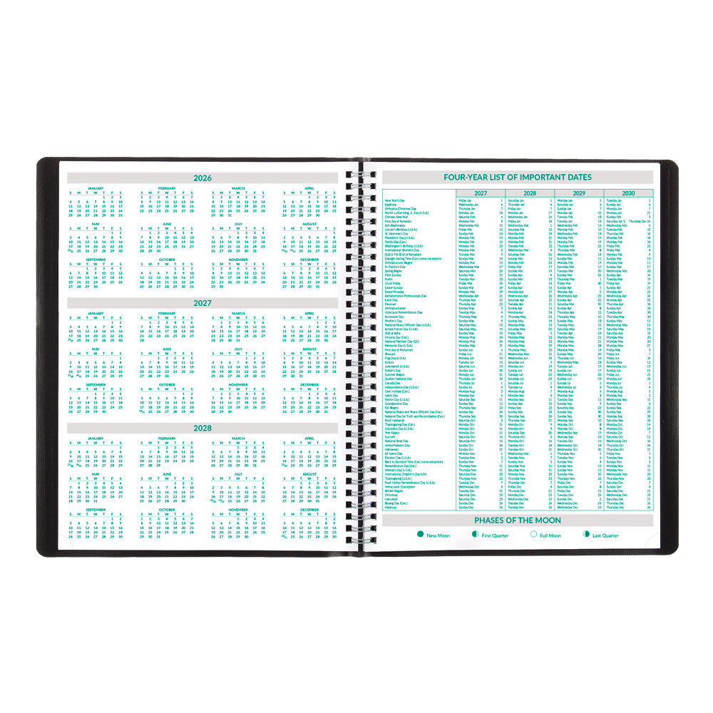 EcoLogix® Weekly Appointment Book, 2027 CB425W.BLK-27 Brownline