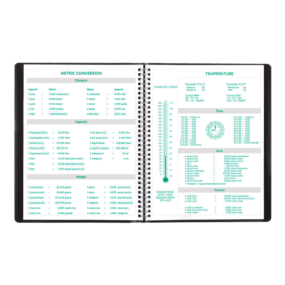 EcoLogix® Weekly Appointment Book, 2027 CB425W.BLK-27 Brownline