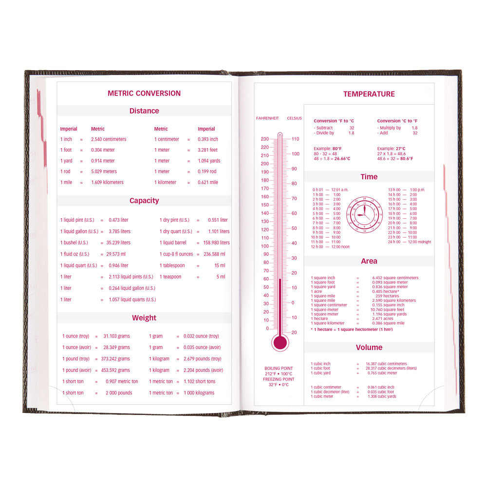 Traditional Daily/Monthly Appointment Book, 2027, Black CB634.BLK-27 Brownline