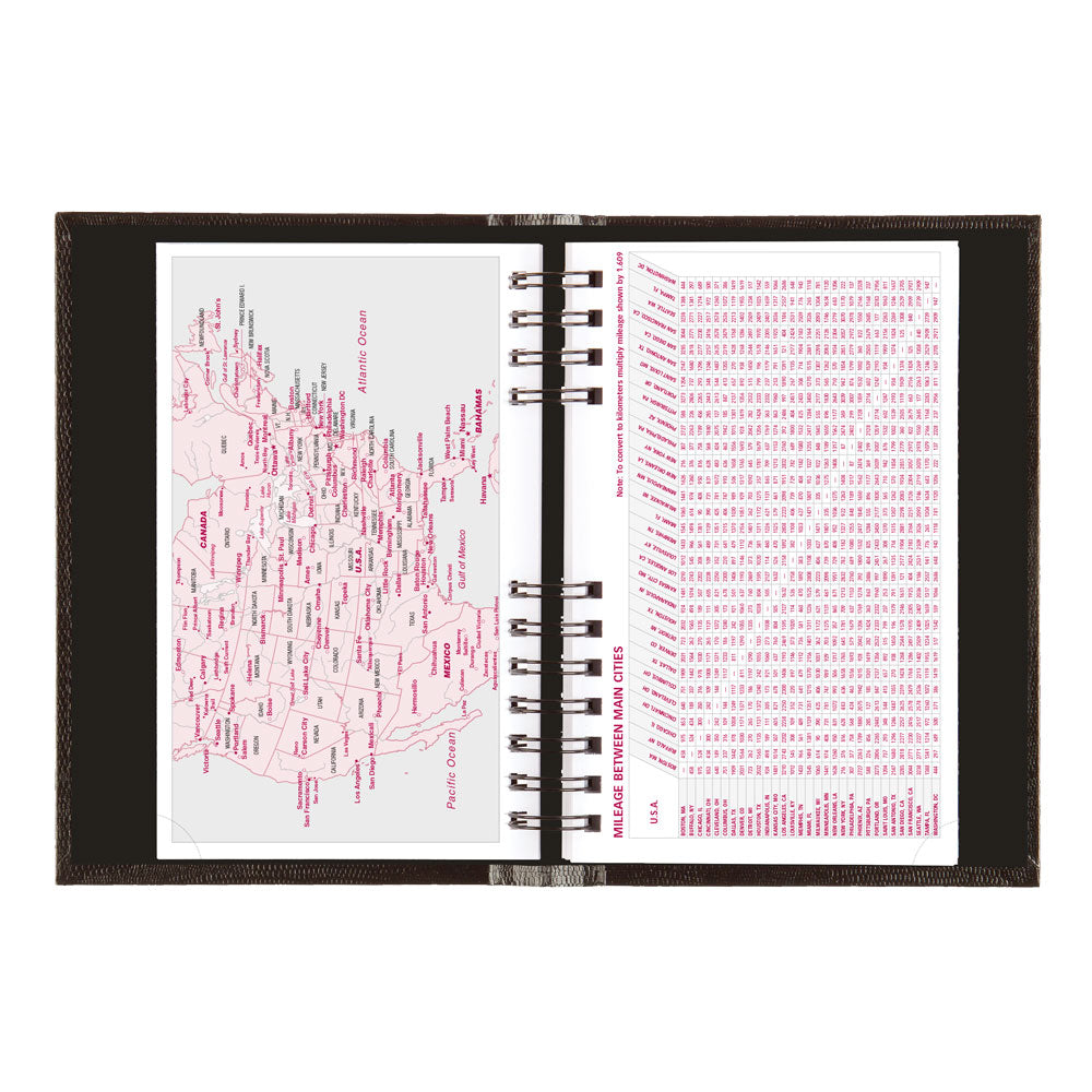 CoilPro™ Daily/Monthly Appointment Book, 2027, Black CB634C.BLK-27 Brownline