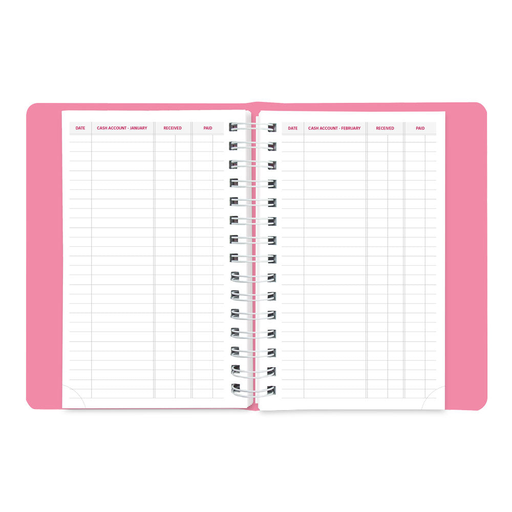 Pink Daily/Monthly Appointment Book, 2027, Pink CB634G.05-27 Brownline