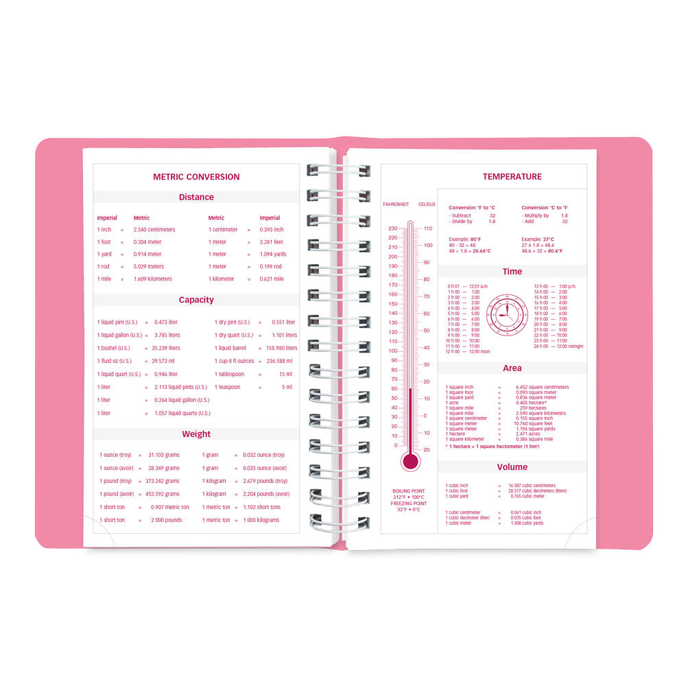 Pink Daily/Monthly Appointment Book, 2027, Pink CB634G.05-27 Brownline