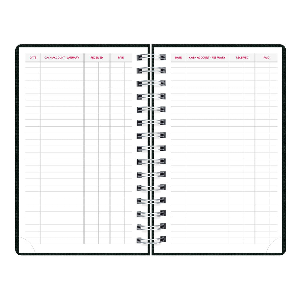 DuraFlex Daily/Monthly Appointment Book, 2027 Black CB634V.BLK-27 Brownline#color_black