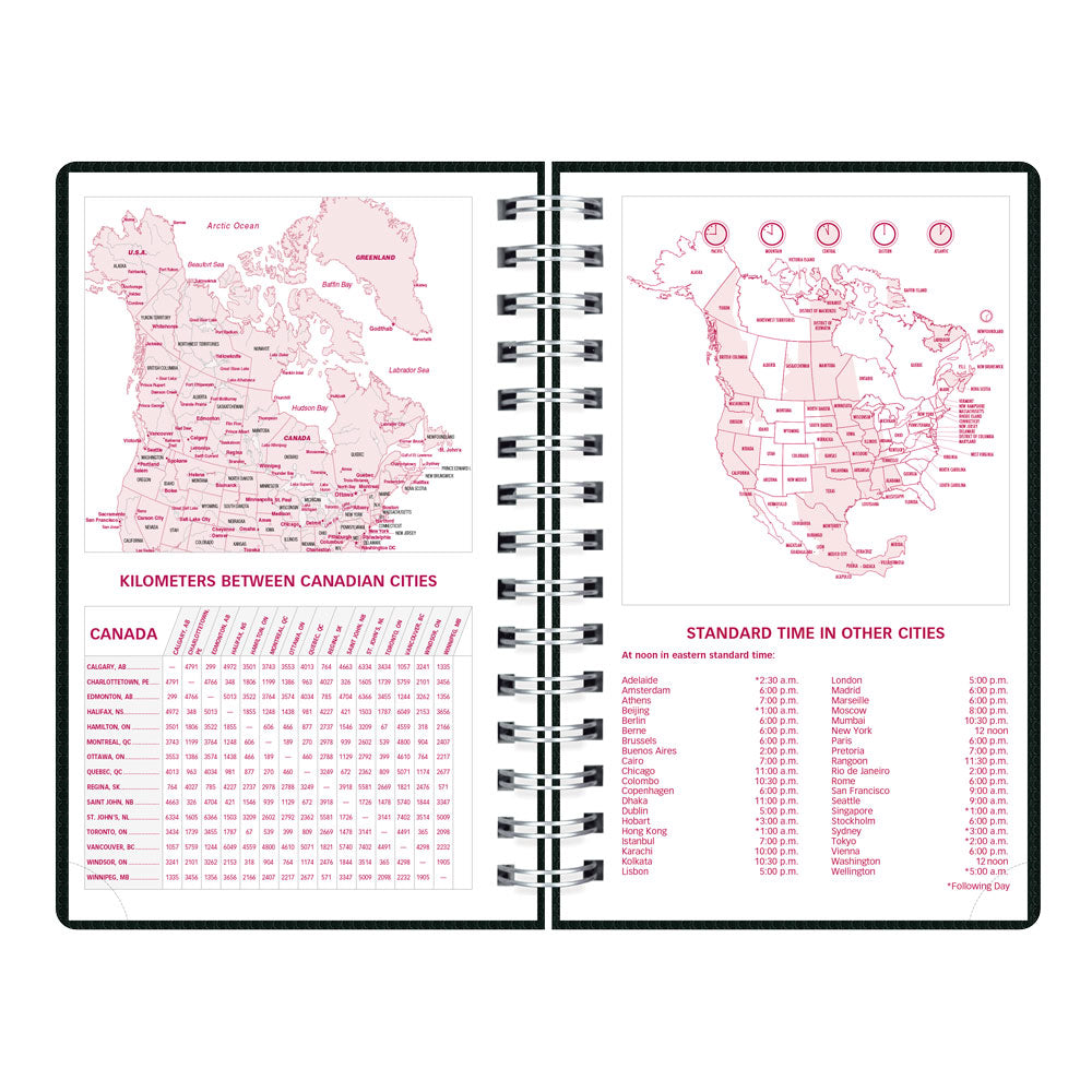 DuraFlex Daily/Monthly Appointment Book, 2027 Black CB634V.BLK-27 Brownline#color_black