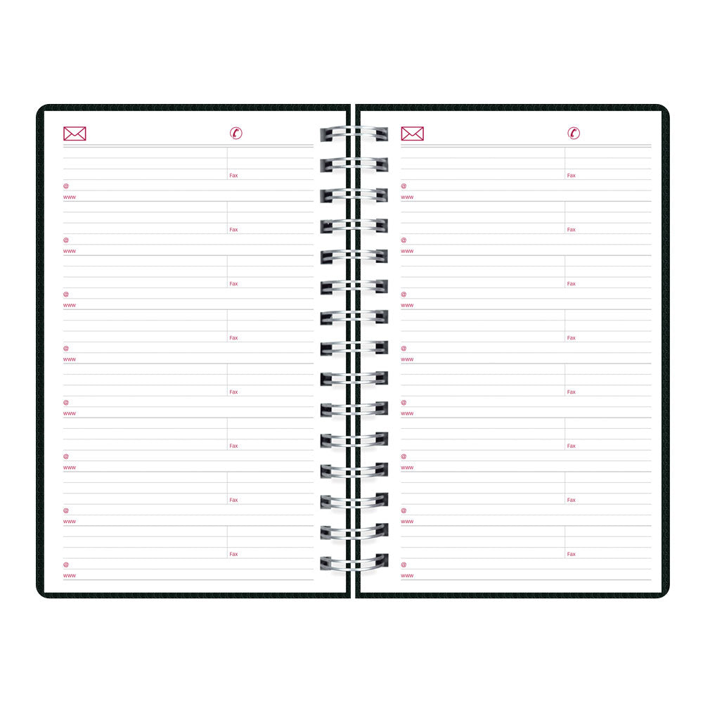 DuraFlex Daily/Monthly Appointment Book, 2027 Black CB634V.BLK-27 Brownline#color_black