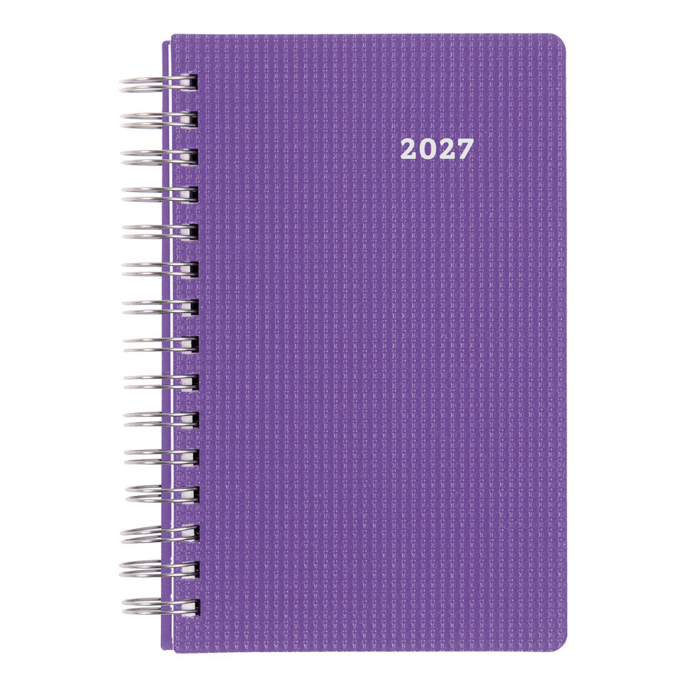 DuraFlex Daily/Monthly Appointment Book, 2027 Purple CB634V.PUR-27 Brownline#color_purple