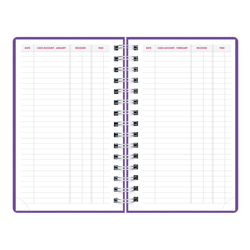 DuraFlex Daily/Monthly Appointment Book, 2027 Purple CB634V.PUR-27 Brownline#color_purple