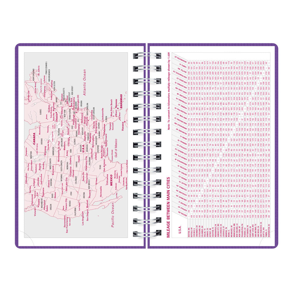 DuraFlex Daily/Monthly Appointment Book, 2027 Purple CB634V.PUR-27 Brownline#color_purple