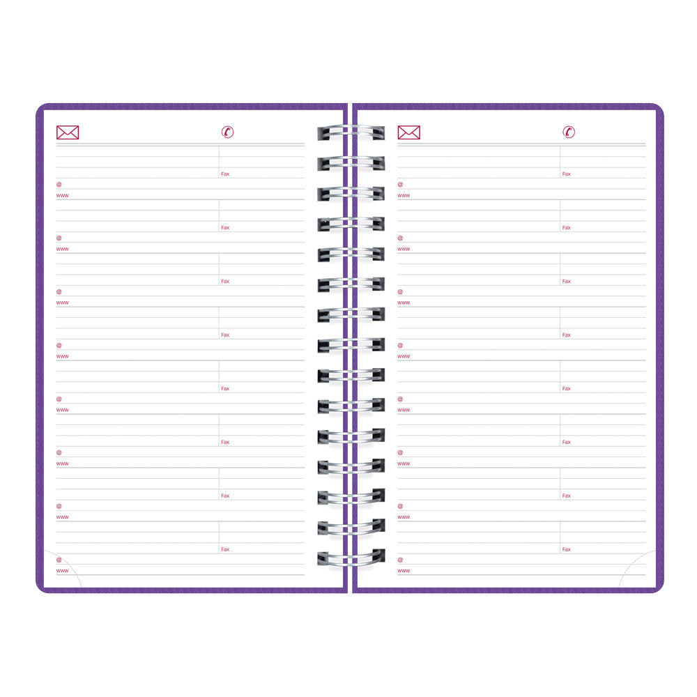 DuraFlex Daily/Monthly Appointment Book, 2027 Purple CB634V.PUR-27 Brownline#color_purple