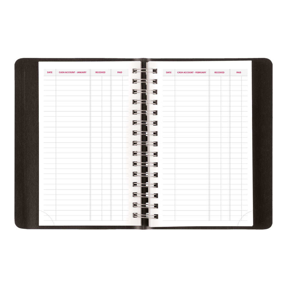 Essential Daily/Monthly Appointment Book, 2027 Black CB634W.BLK-27 Brownline