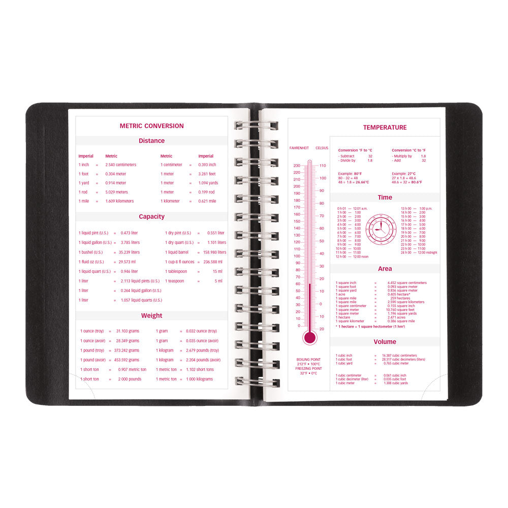 PlannerPlus™ Daily/Monthly Appointment Book, 2027, Black CB634WN.BLK-27 Brownline