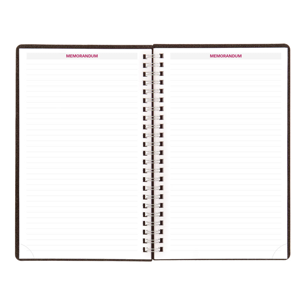 DuraFlex Weekly Appointment Book, 2027, Black CB75V.BLK-27 Brownline
