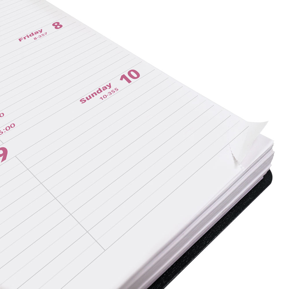 DuraFlex Weekly Appointment Book, 2027, Black CB75V.BLK-27 Brownline