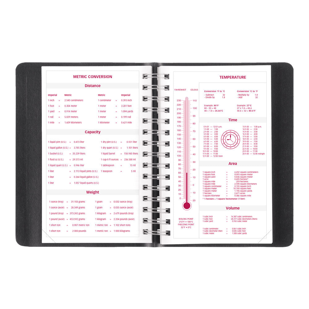 Essential Daily Appointment Book, 2027, Black CB800.BLK-27 Brownline