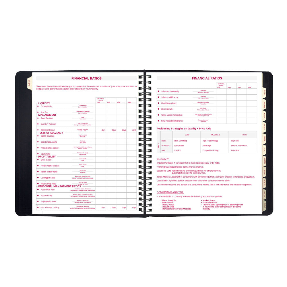 Essential Weekly/Monthly Planner, 2027, Black CB850.BLK-27 Brownline