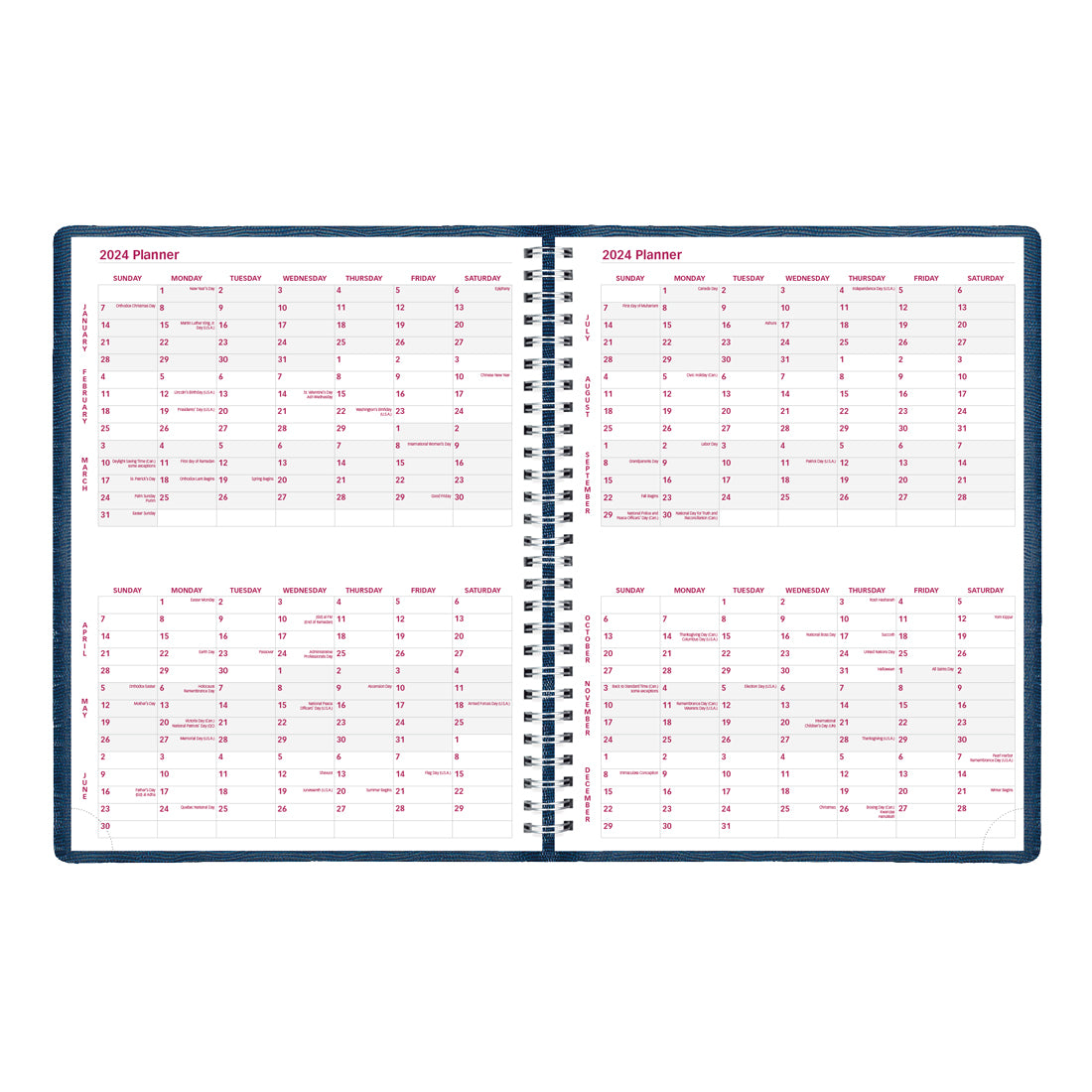 Essential Weekly Appointment Book 2024#color_blue
