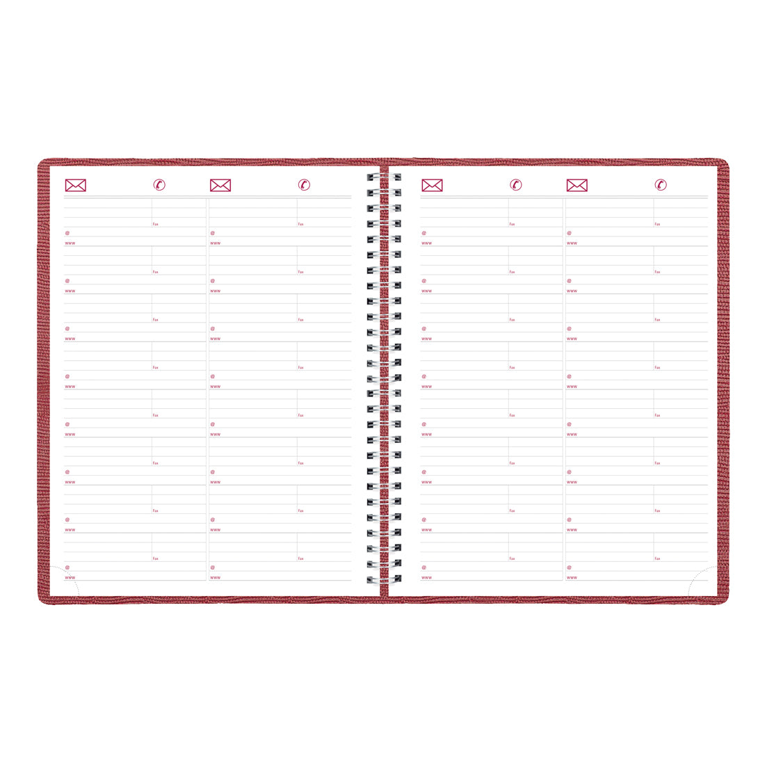 Essential Weekly Appointment Book 2024#color_red