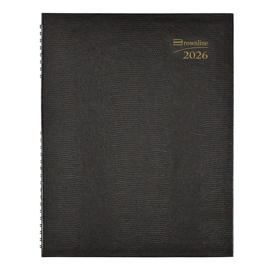Brownline CoilPro™ Weekly Appointment Book, 2026 CB950C.BLK-26, CB950C.RED-26 #color_black