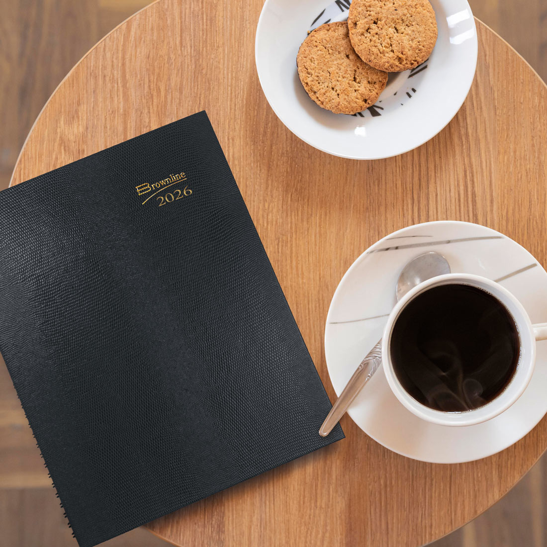 Brownline CoilPro™ Weekly Appointment Book, 2026 CB950C.BLK-26, CB950C.RED-26 #color_black