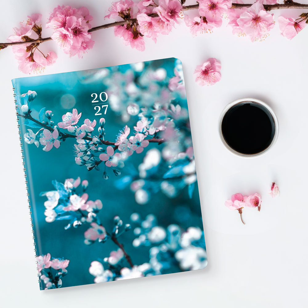 Nature Weekly Appointment Book, 2027 Cherry Blossoms CB950G.03-27 Brownline#color_cherry-blossoms