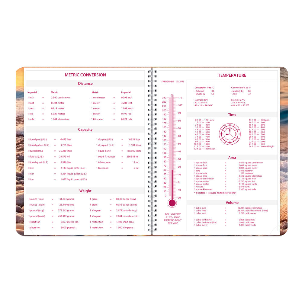 Nature Weekly Appointment Book, 2027 Pebble Beach CB950G.04-27 Brownline#color_pebble-beach
