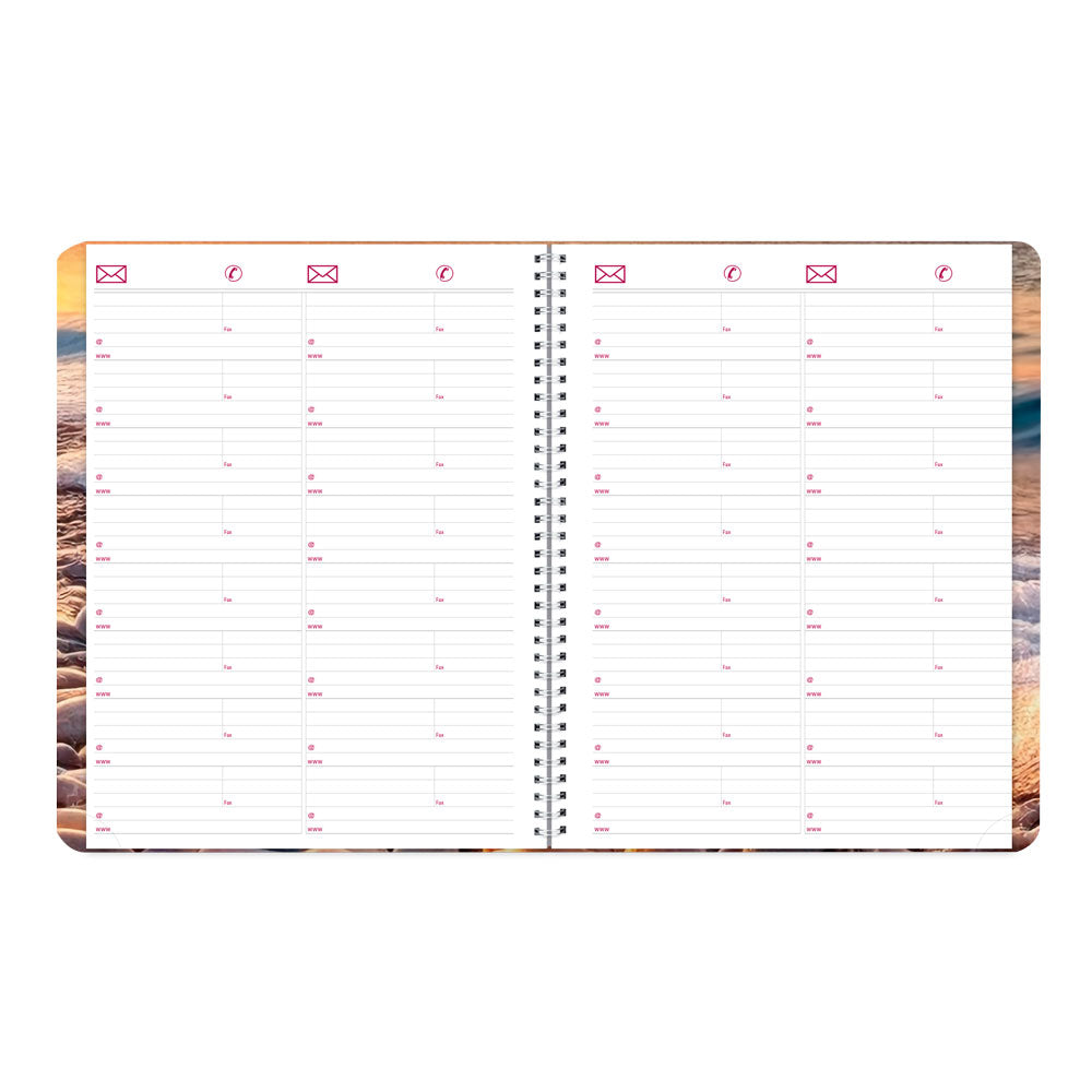 Nature Weekly Appointment Book, 2027 Pebble Beach CB950G.04-27 Brownline#color_pebble-beach
