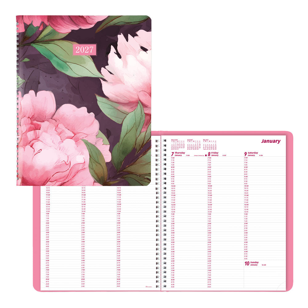 Pink Weekly Appointment Book, 2027, Pink CB950G.05-27 Brownline