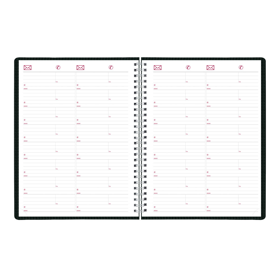 Brownline DuraFlex Weekly Appointment Book, 2026 CB950V.PUR-26, CB950V.BLK-26 #color_black