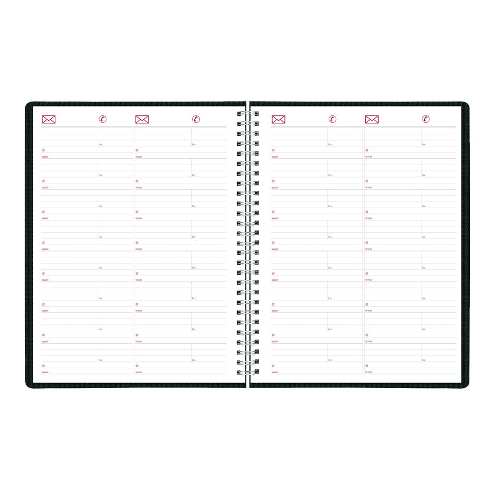 DuraFlex Weekly Appointment Book, 2027 Black CB950V.BLK-27 Brownline#color_black