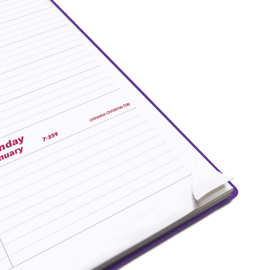 Brownline DuraFlex Weekly Appointment Book, 2026 CB950V.PUR-26, CB950V.BLK-26 #color_purple
