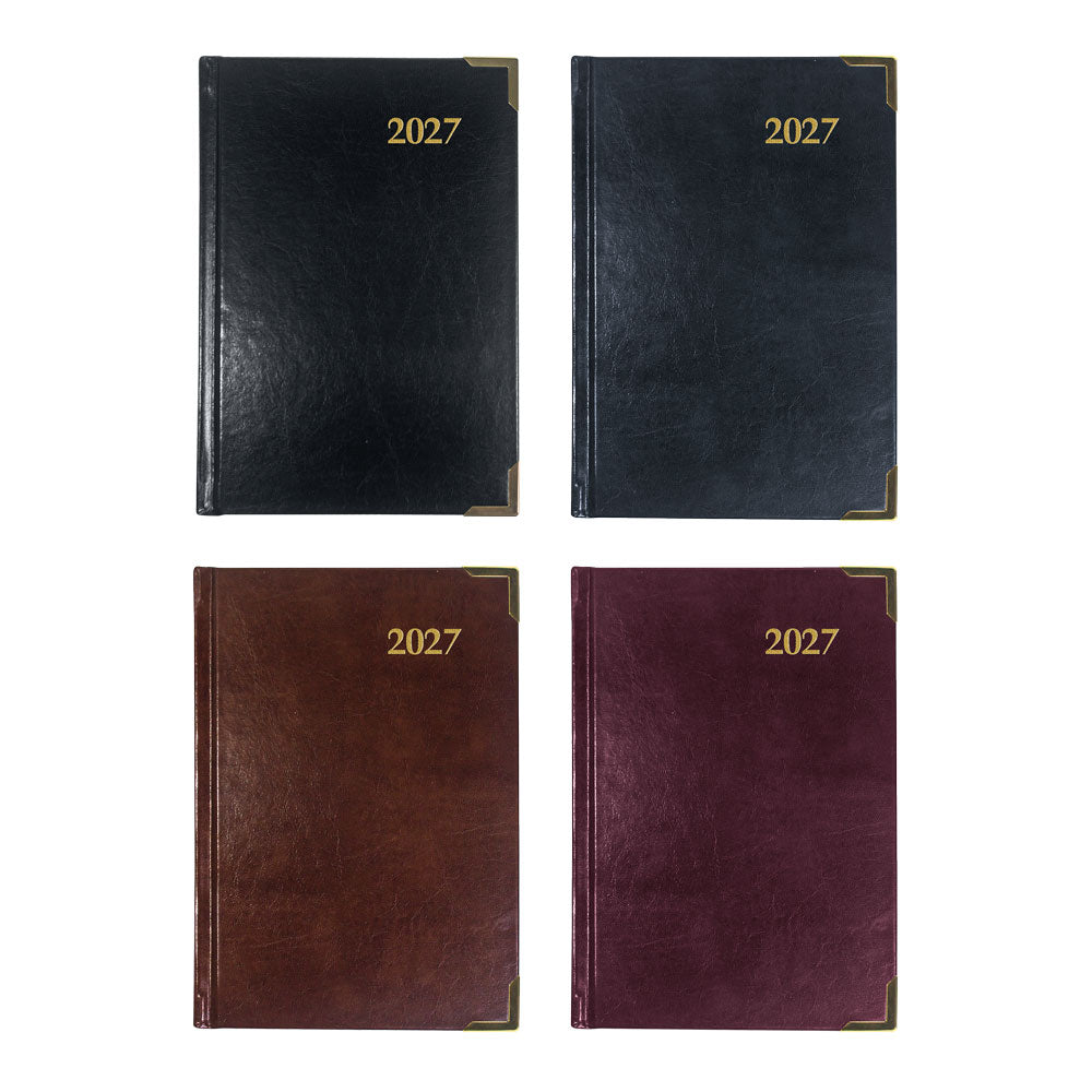 Executive Daily Appointment Book, 2027, Trilingual, Assorted CBE504.ASX-27 Brownline
