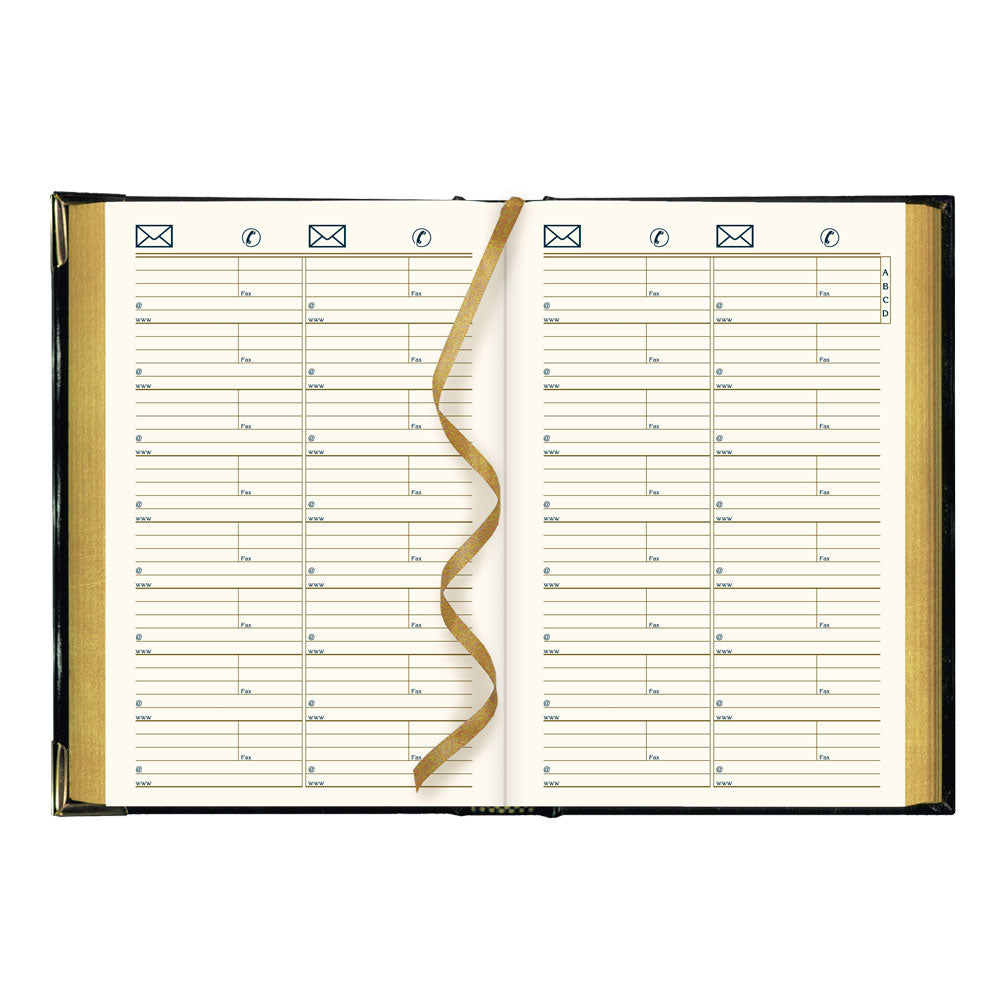 Executive Daily Appointment Book, 2027, Trilingual, Black CBE504-27 Brownline