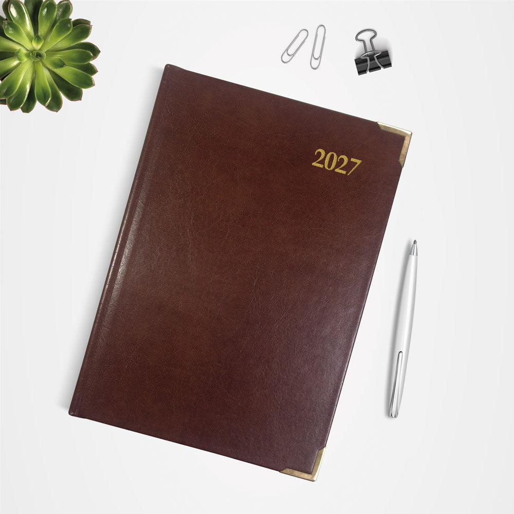 Executive Weekly Appointment Book, 2027, Trilingual, Assorted CBE507.ASX-27 Brownline