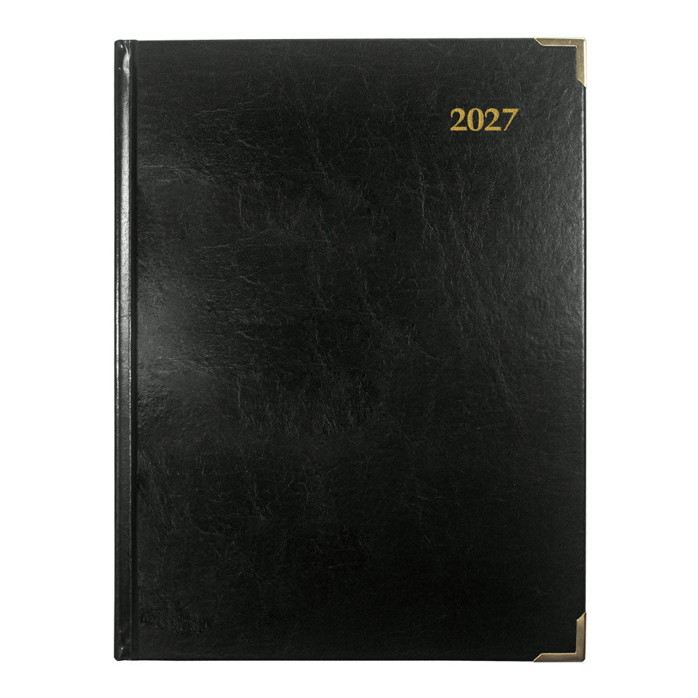 Executive Daily Appointment Book, 2027, Trilingual, Black CBE514-27 Brownline