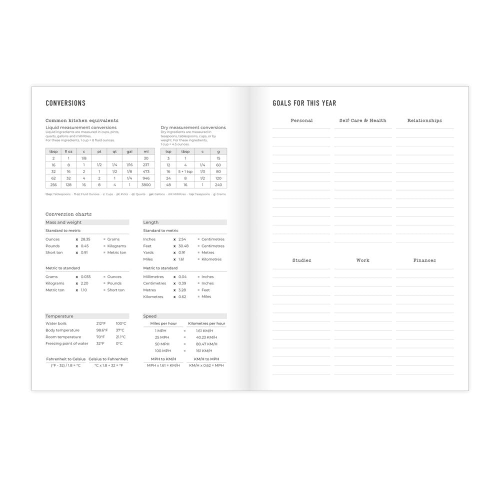 Letts A5 Planners Timeless Layout #color_stripes-lilac