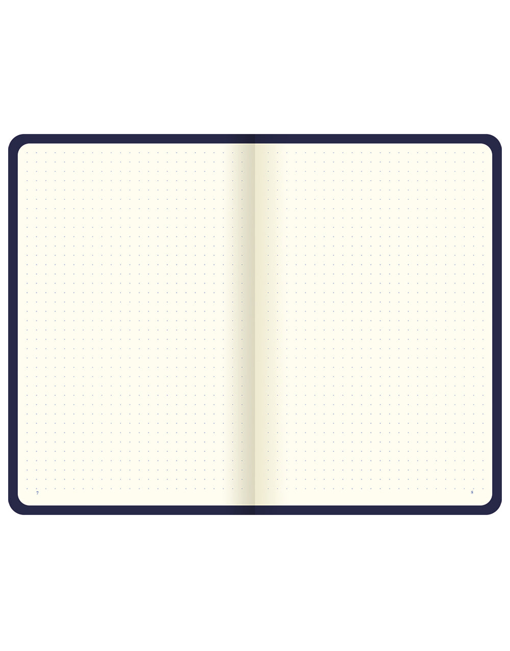 Icon Book Dotted Notebook Navy#color_navy