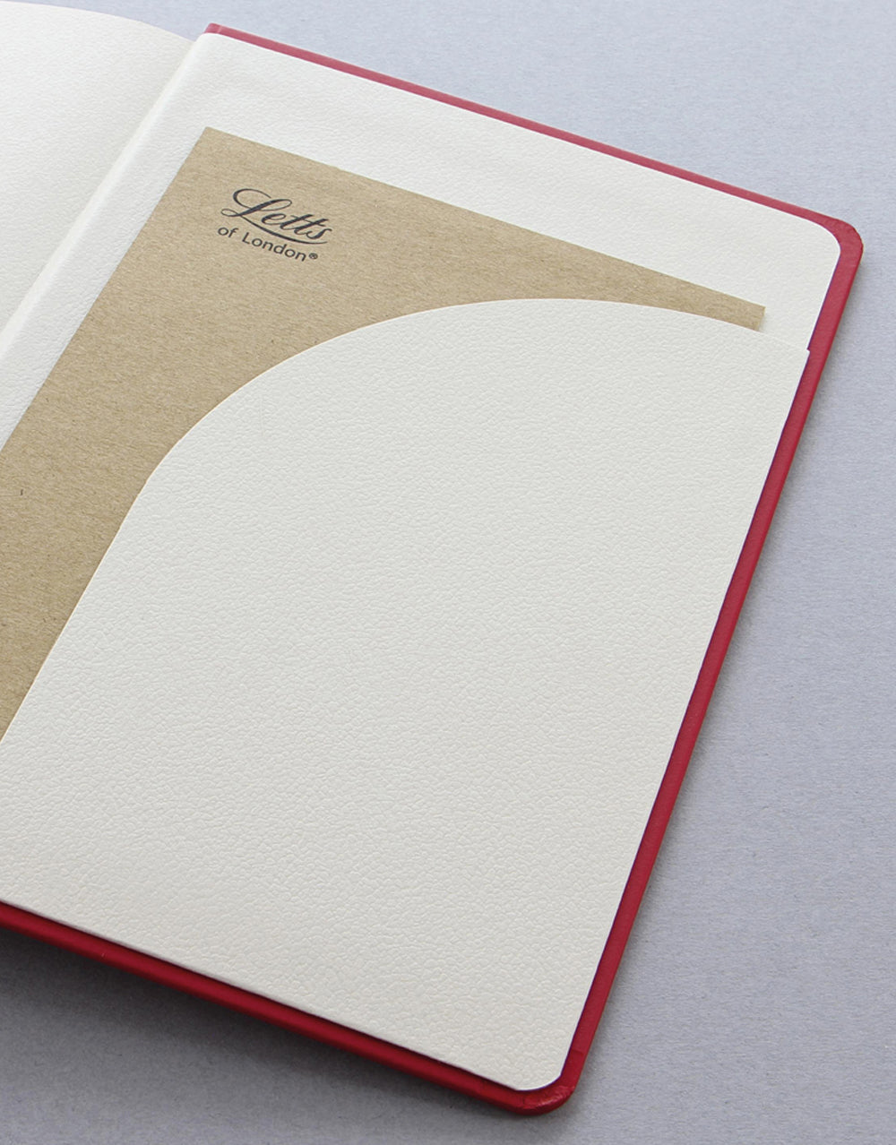 Icon Book Ruled Notebook Red#color_red