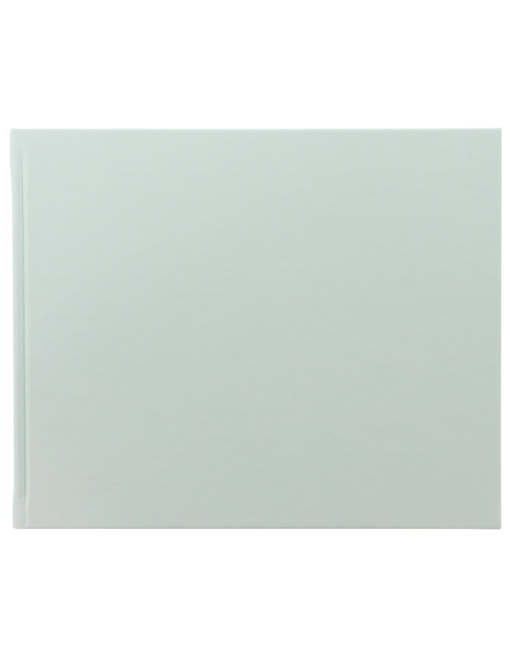 Pastel Quarto Landscape Plain Guest Book#color_duck-egg