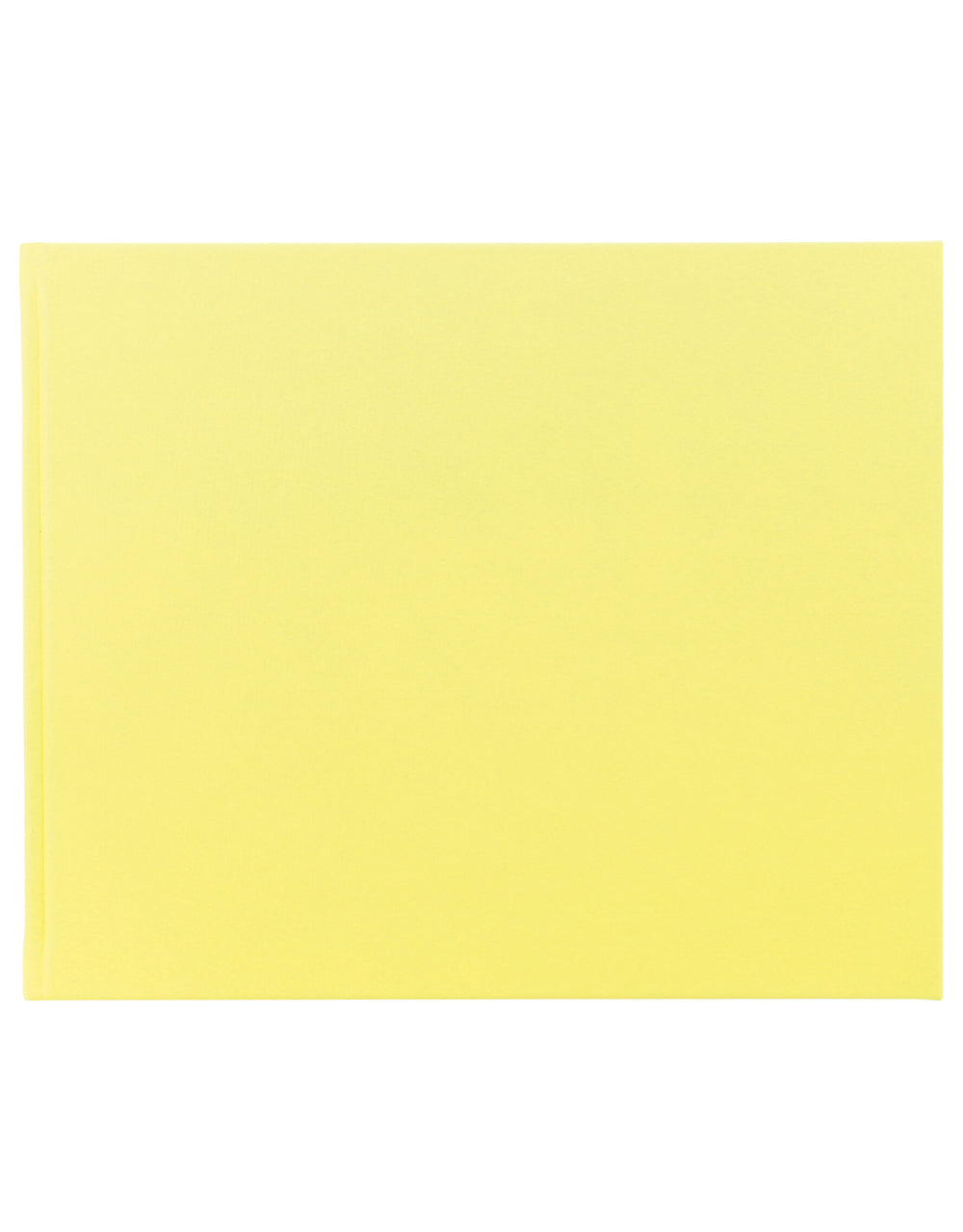 Pastel Quarto Landscape Plain Guest Book#color_lemon