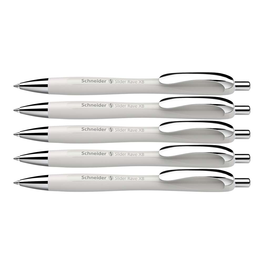 Rave Ballpoint Pen XB, Trend Edition, Box of 5 units#color_gray