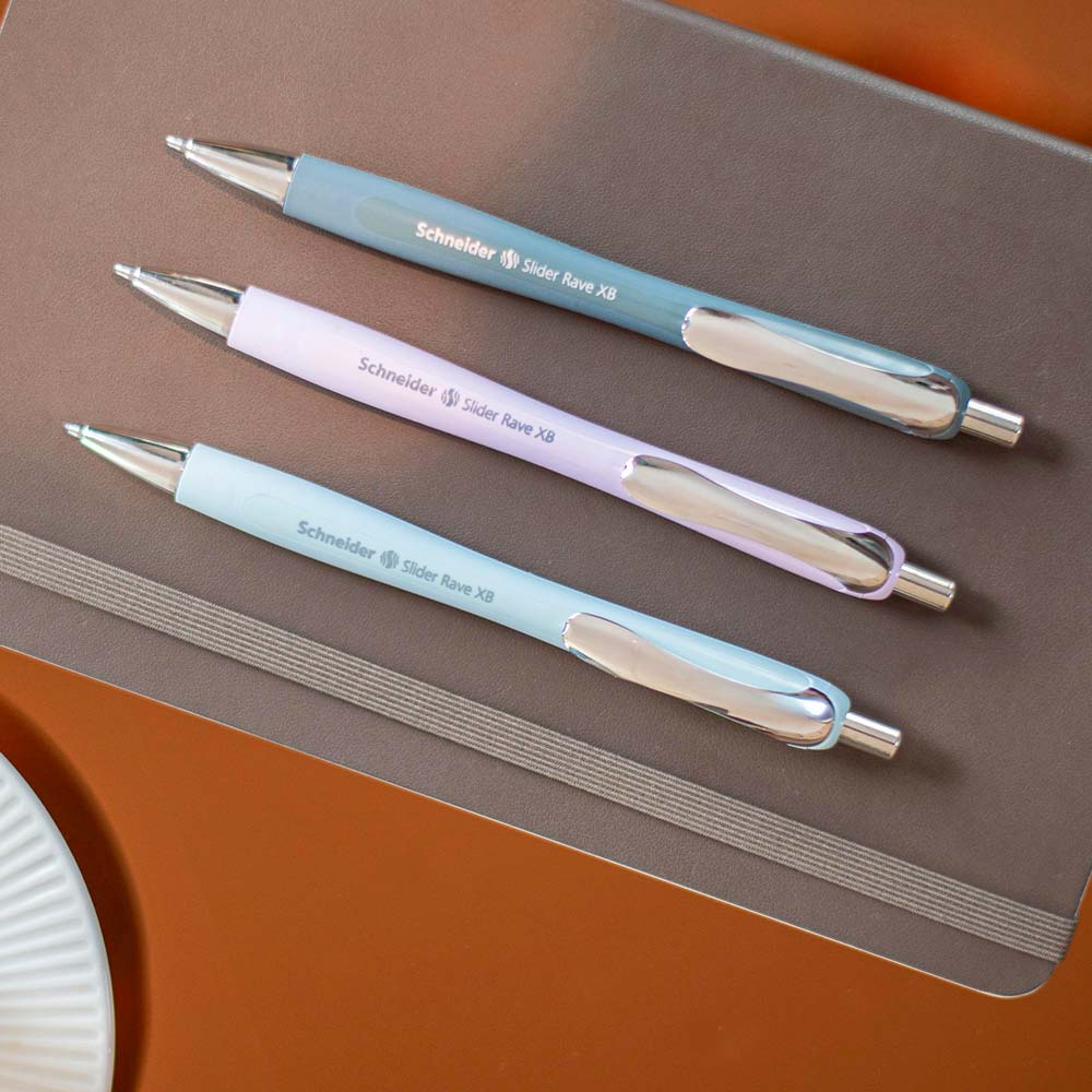 Rave Ballpoint Pen XB, Trend Edition, Box of 5 units#color_gray
