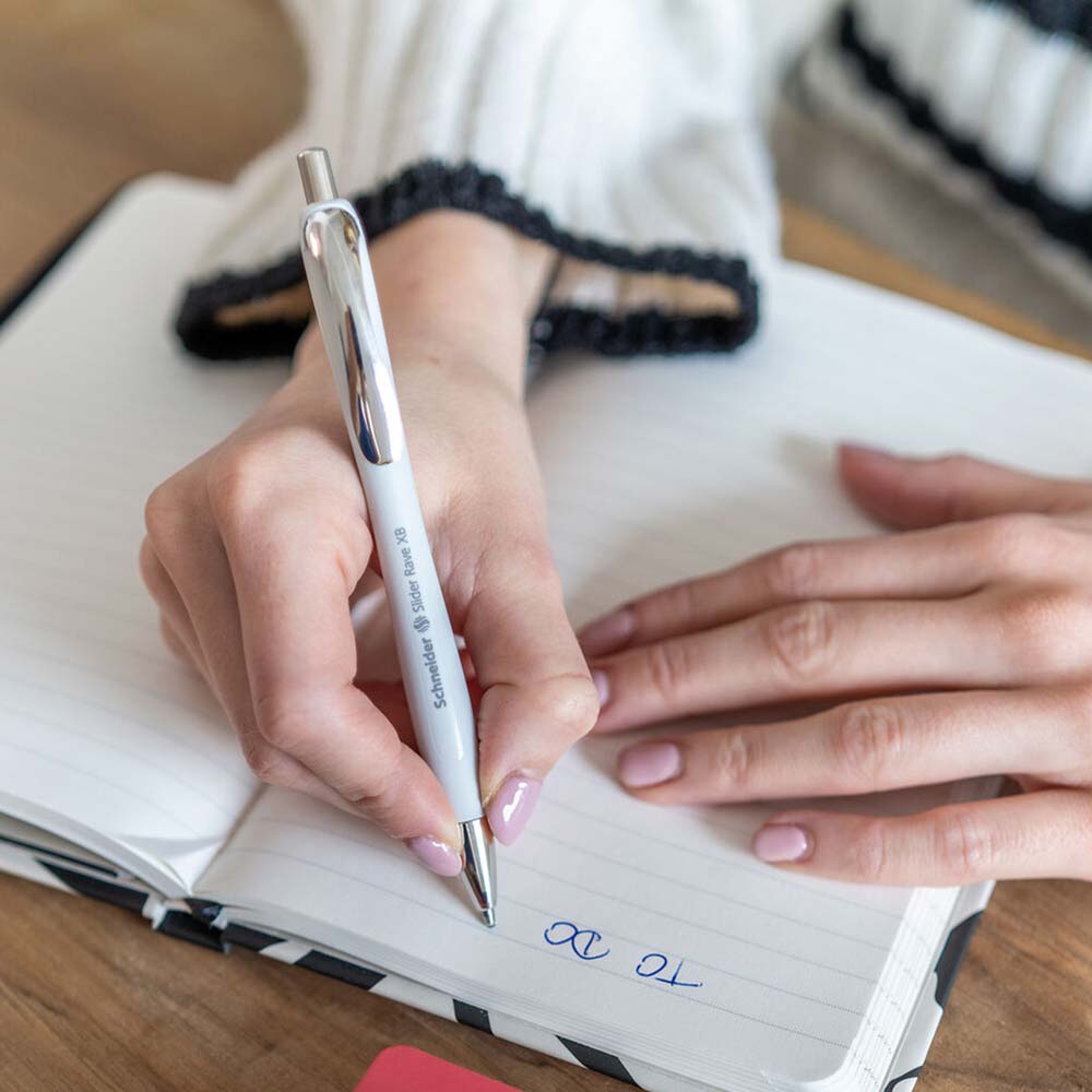 Rave Ballpoint Pen XB, Trend Edition, Box of 5 units#color_gray