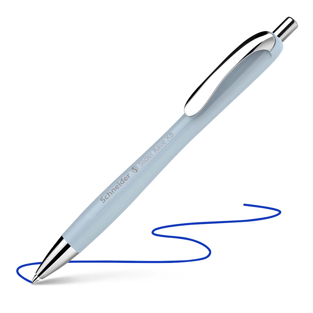 Rave Ballpoint Pen XB, Trend Edition, Box of 5 units#color_arctic-blue