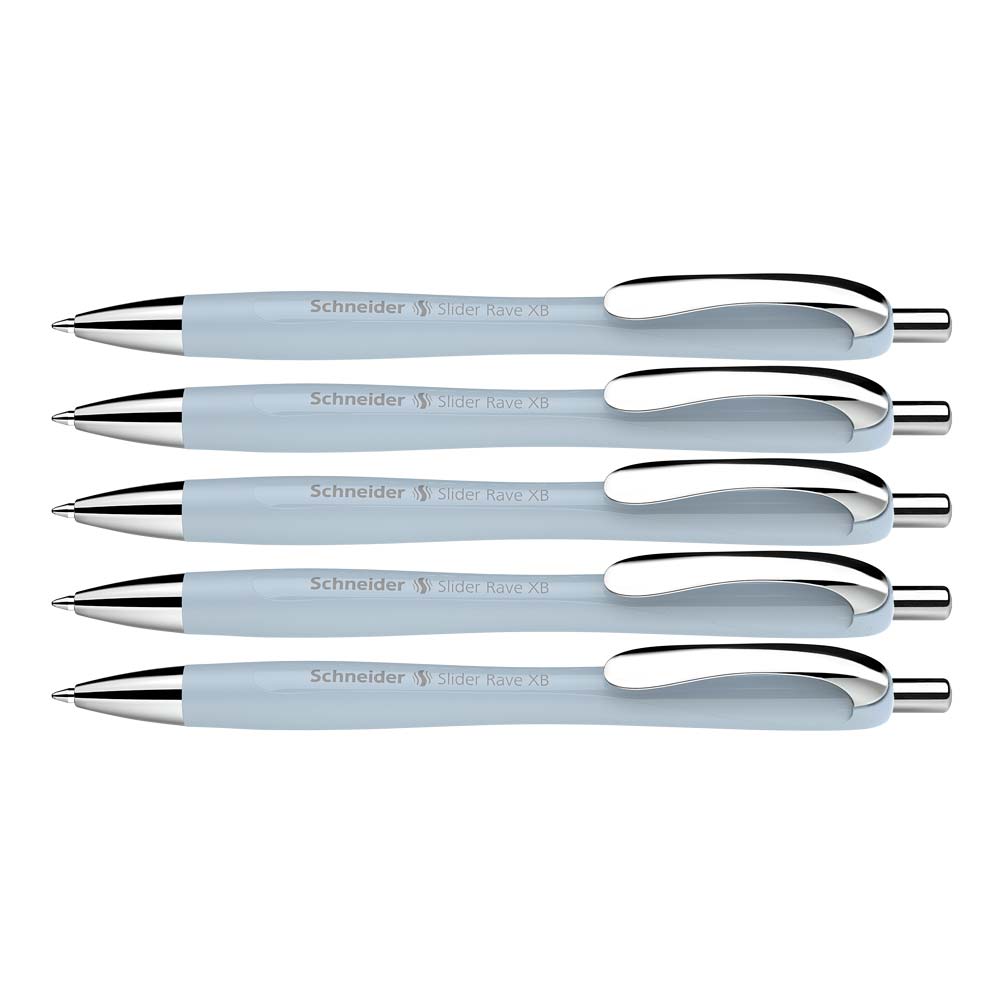 Rave Ballpoint Pen XB, Trend Edition, Box of 5 units#color_arctic-blue