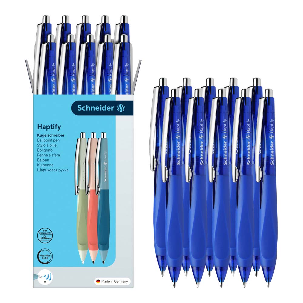 Haptify Ballpoint Pen M, Box of 10#color_blue
