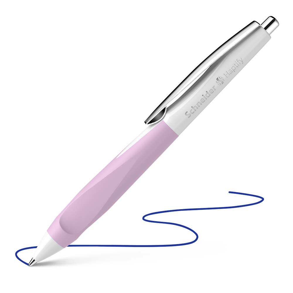 Haptify Ballpoint Pen M, Box of 10#color_white-lilac